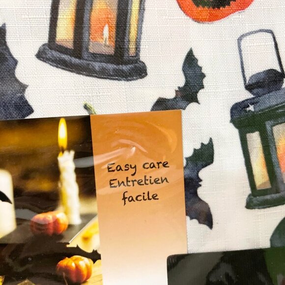 Halloween Water Resistant Tablecloth Easy Care Oblong Colordrift - Picture 3 of 16